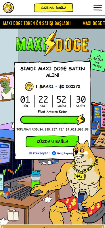 Maxi Doge: kaslı maskotuyla ünlenen meme token