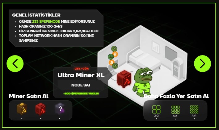 pepenode istatislikler