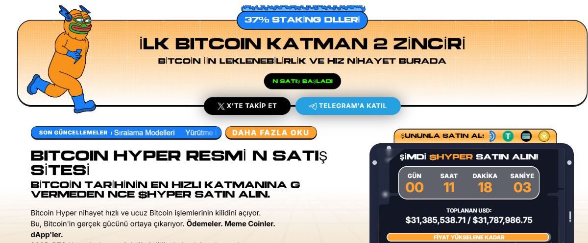 BİTCOİN HYPER ÖN SATIŞI
