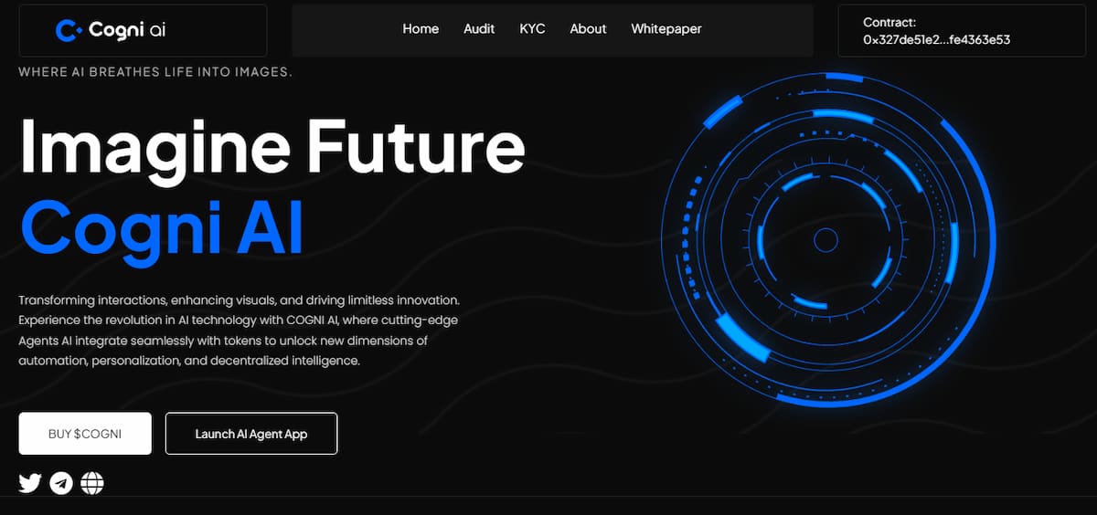 Cogni AI (COGNI) – Tự động hóa với chatbot và blockchain