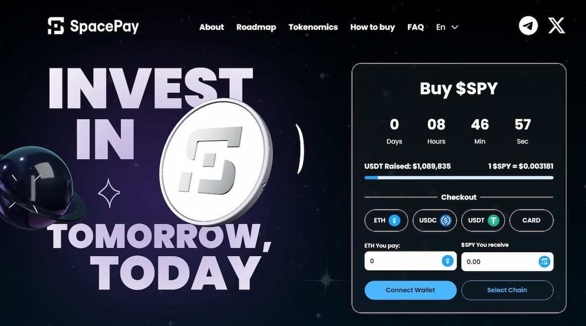 SpacePay (SPY) – Cách mạng hóa thanh toán tiền điện tử