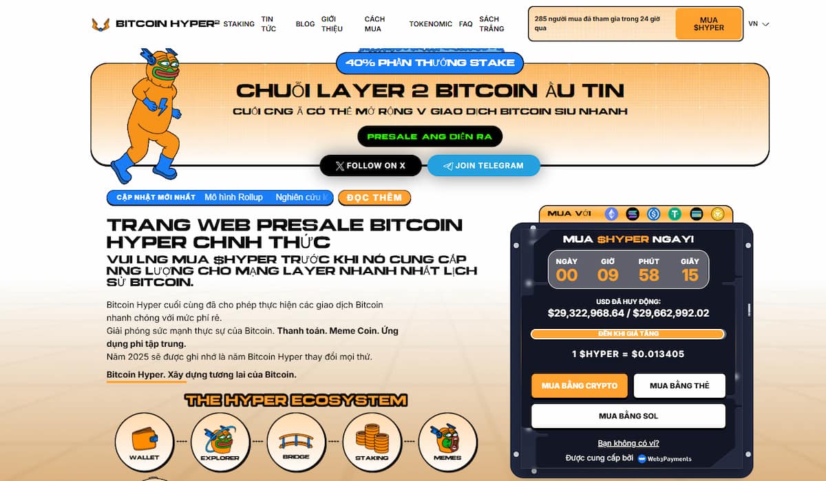 Bitcoin Hyper là gì? Có nên đầu tư vào ($HYPER) không?