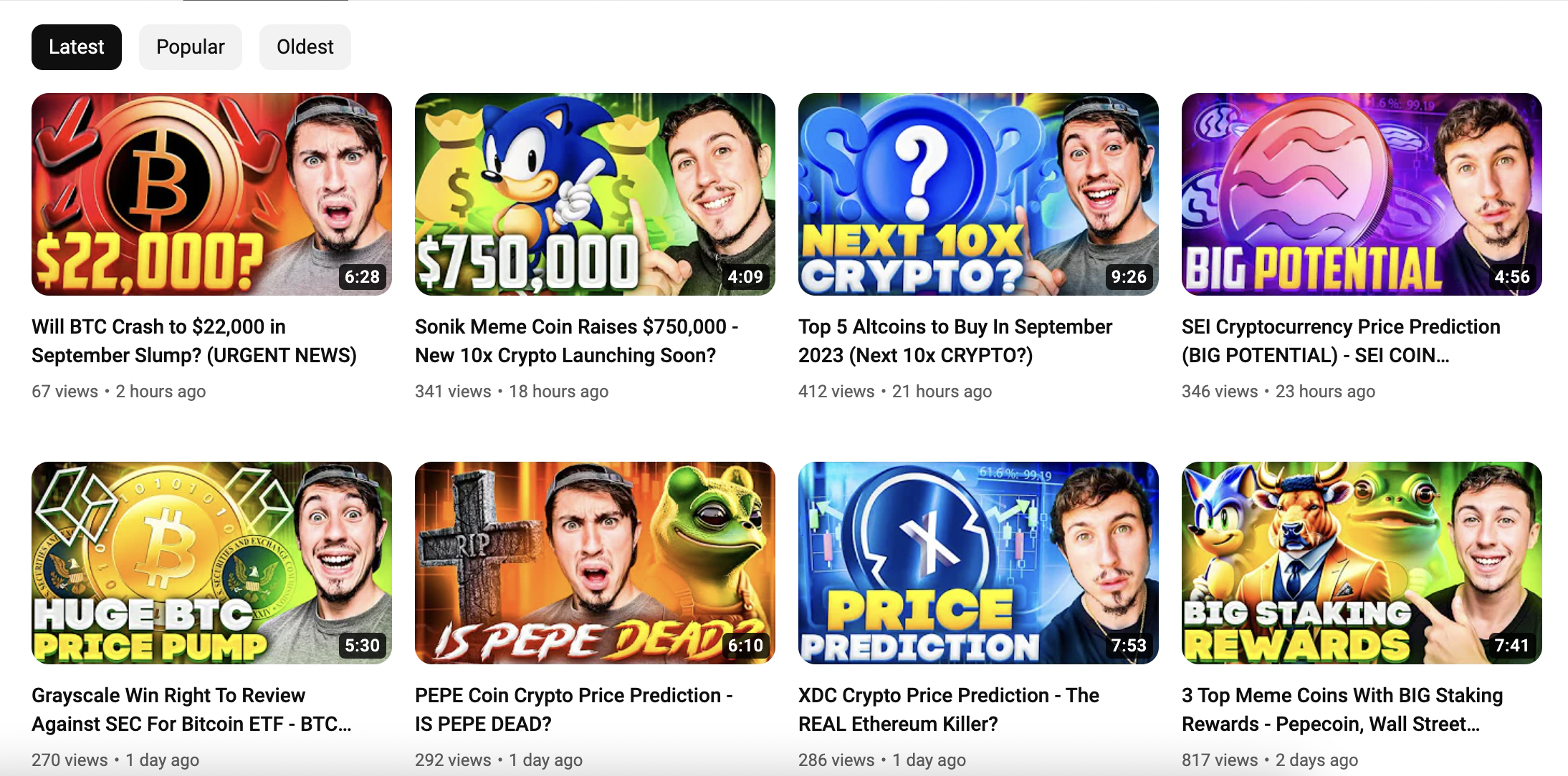 Jacob Bury crypto YouTuber