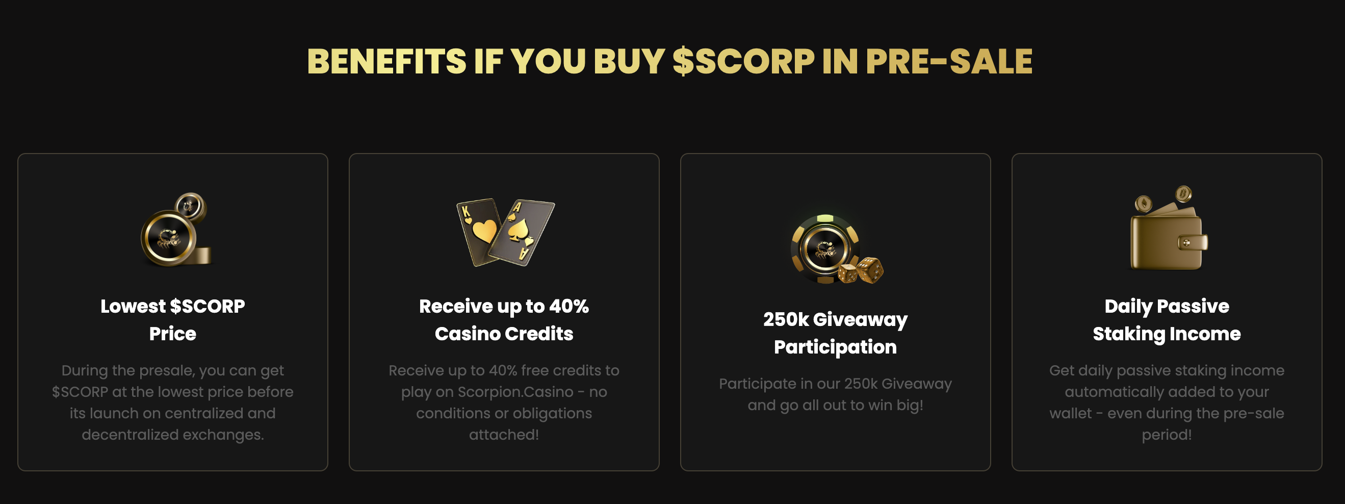 Scorpion Casino ICO 