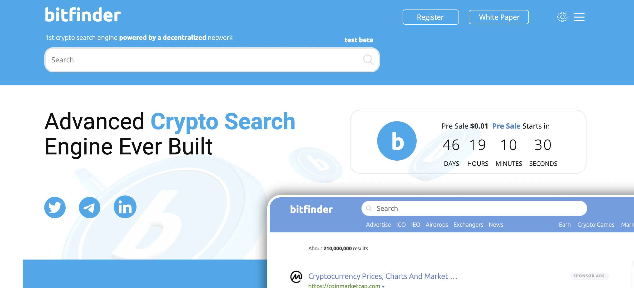 Bitfinder ICO