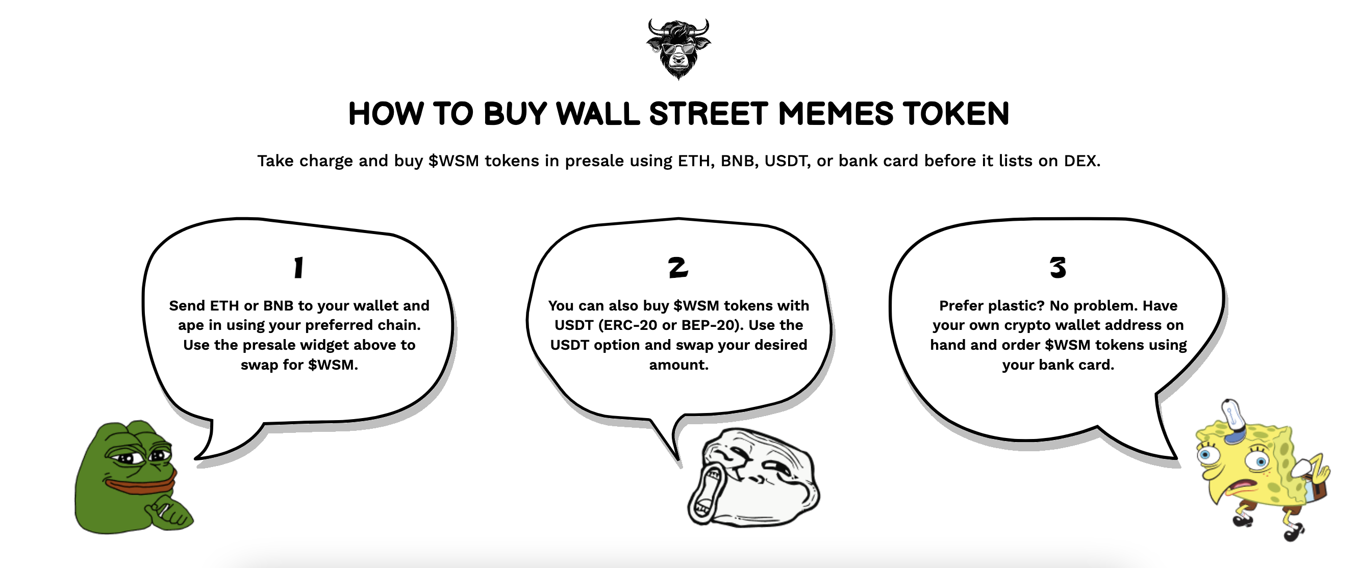 Wall Street Memes presale 