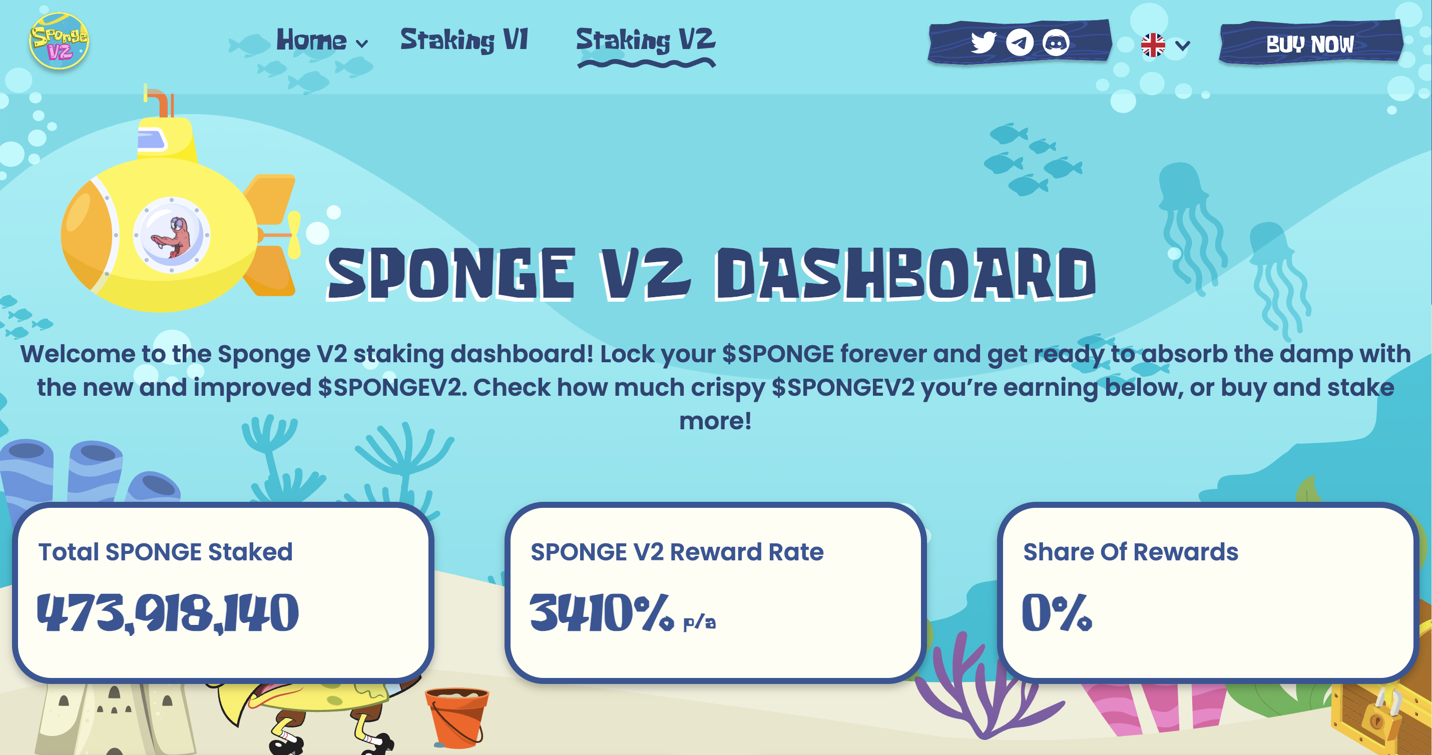 Sponge V2 Dashboard