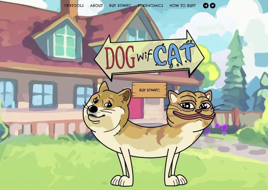 dogwifcat dog meme coin