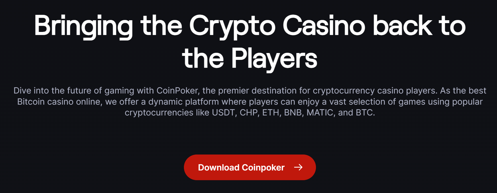 coinpoker crypto casino price prediction
