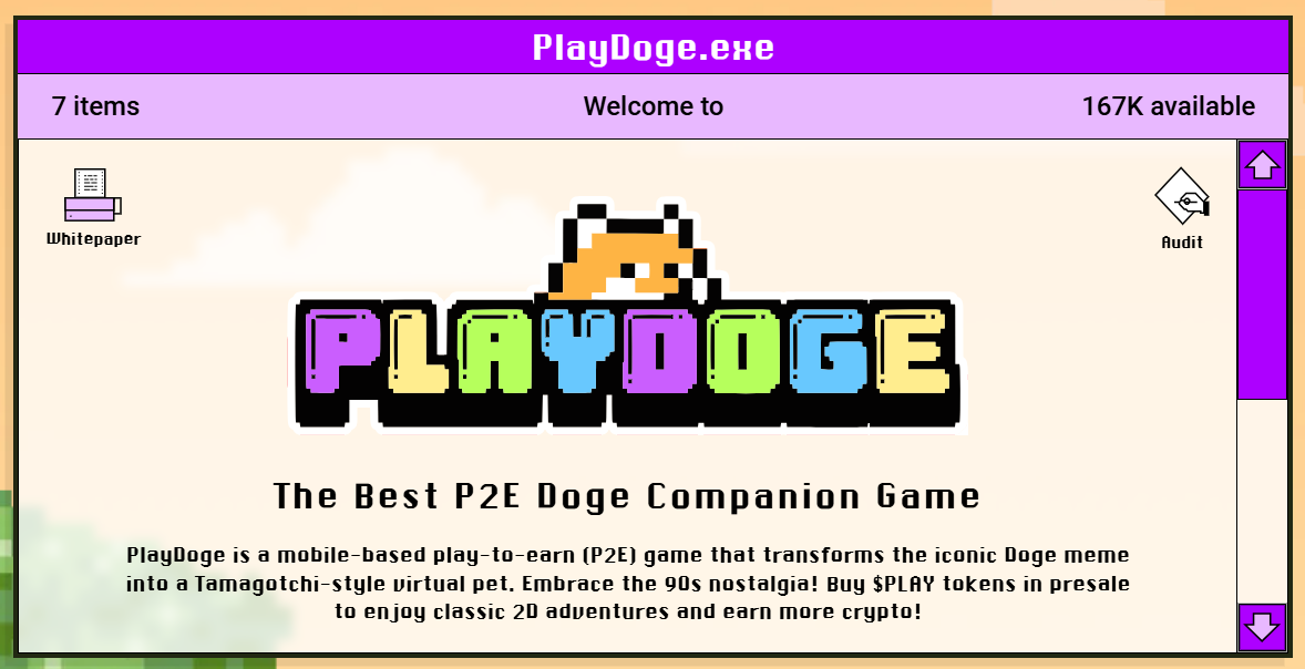 playdoge play-to-earn game