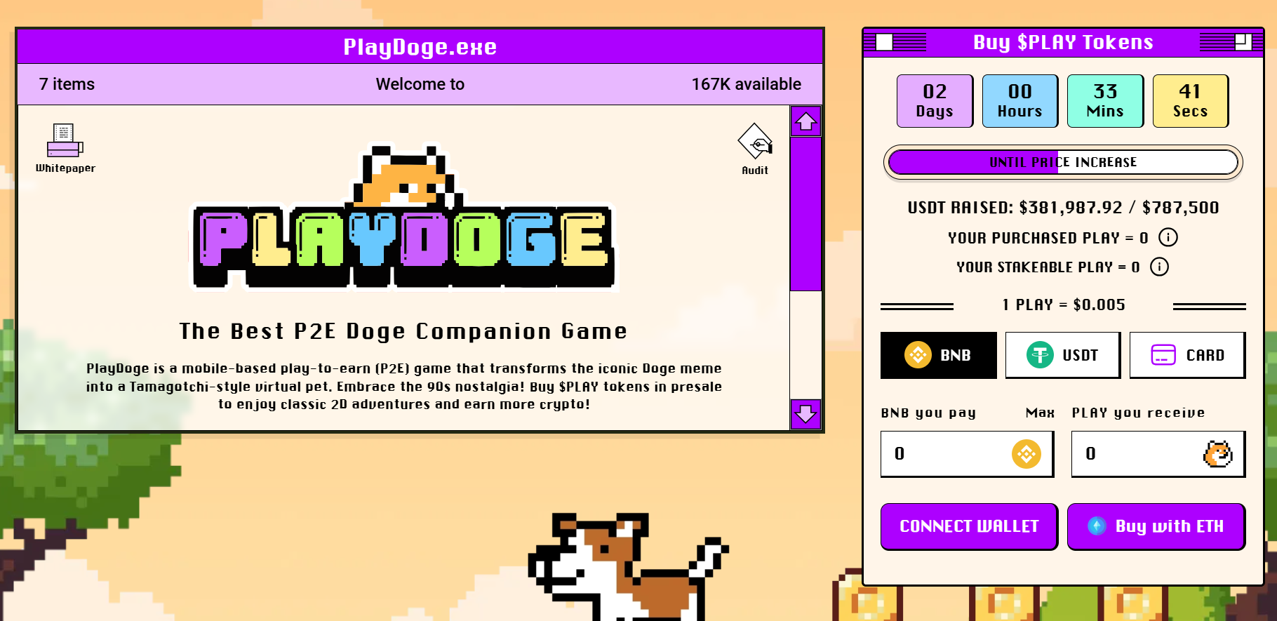 playdoge invest in dog meme coins