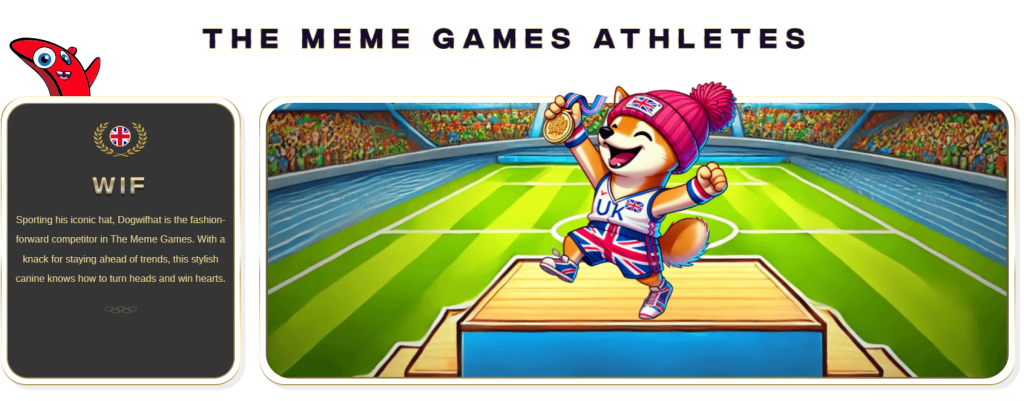 The Meme Games athletes: Wif