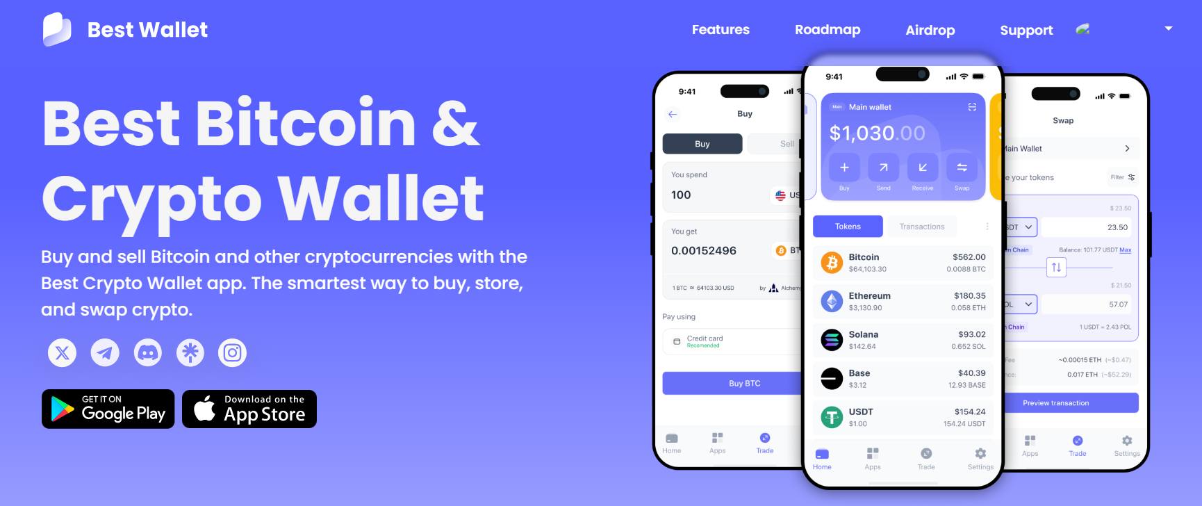 Best Wallet official website