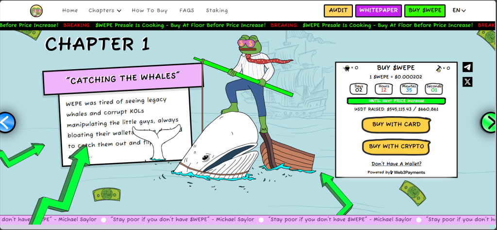 WEPE catching whales