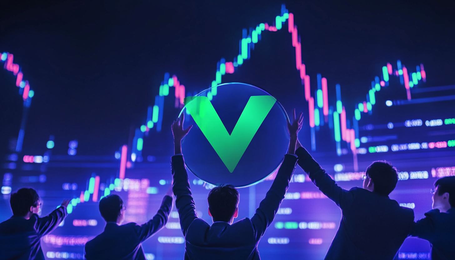 virtual token rises 6% after upbit listing