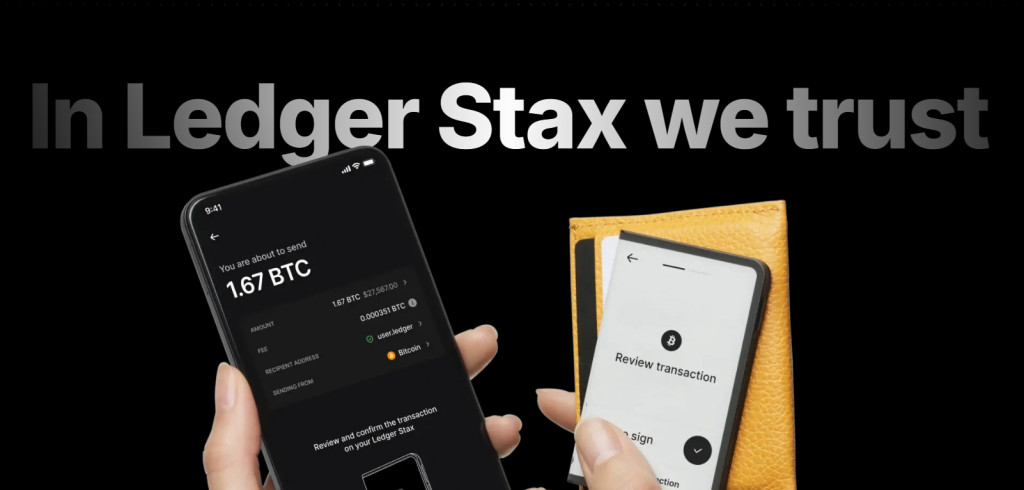 Ledger Stax hardware wallet