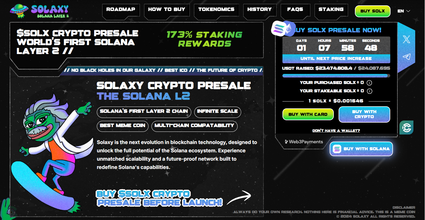 solaxy presale enters final days