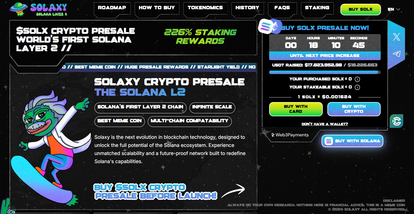 solaxy presale event