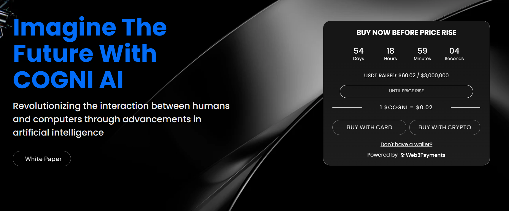 Cogni AI presale