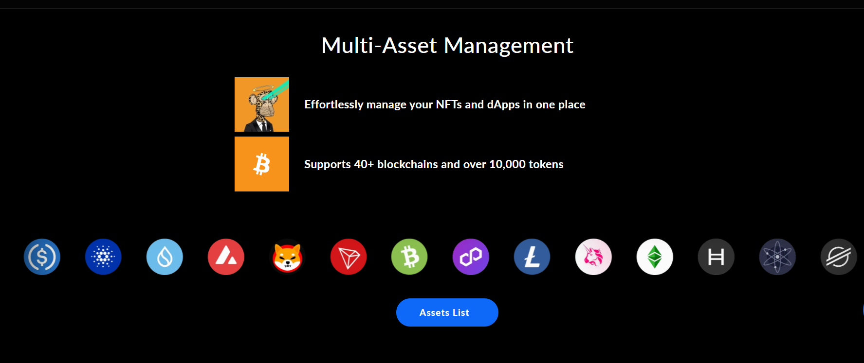 Ellipal multi asset