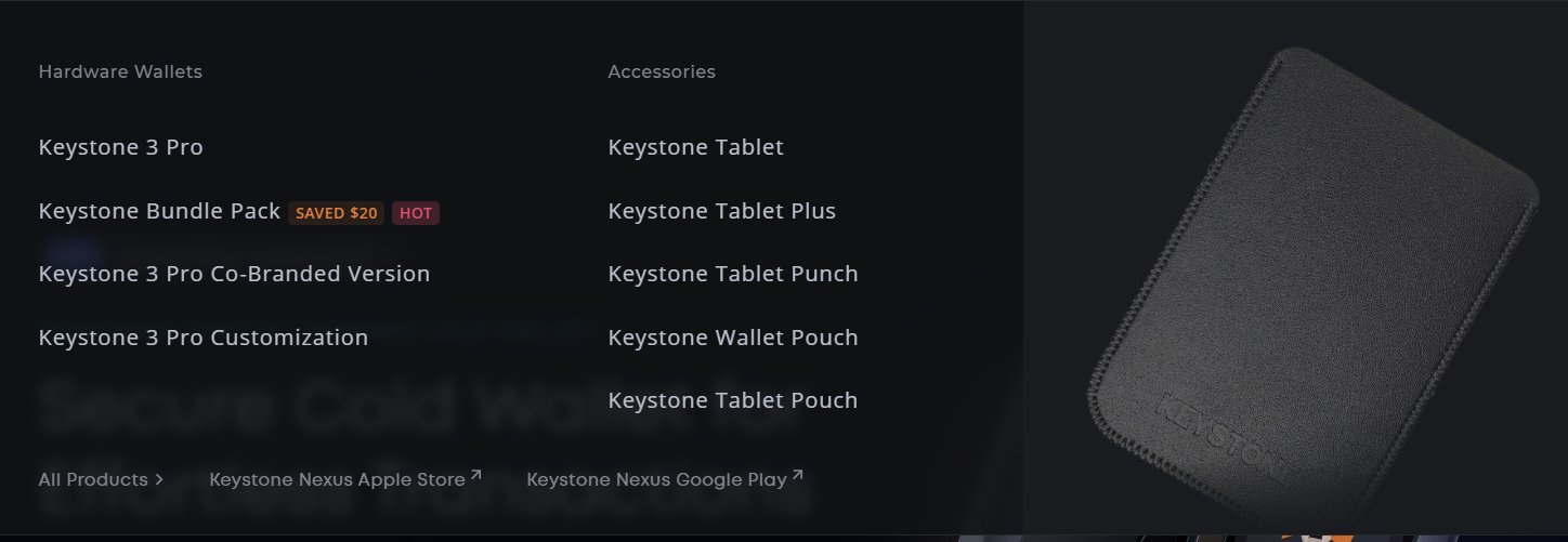 Keystone products