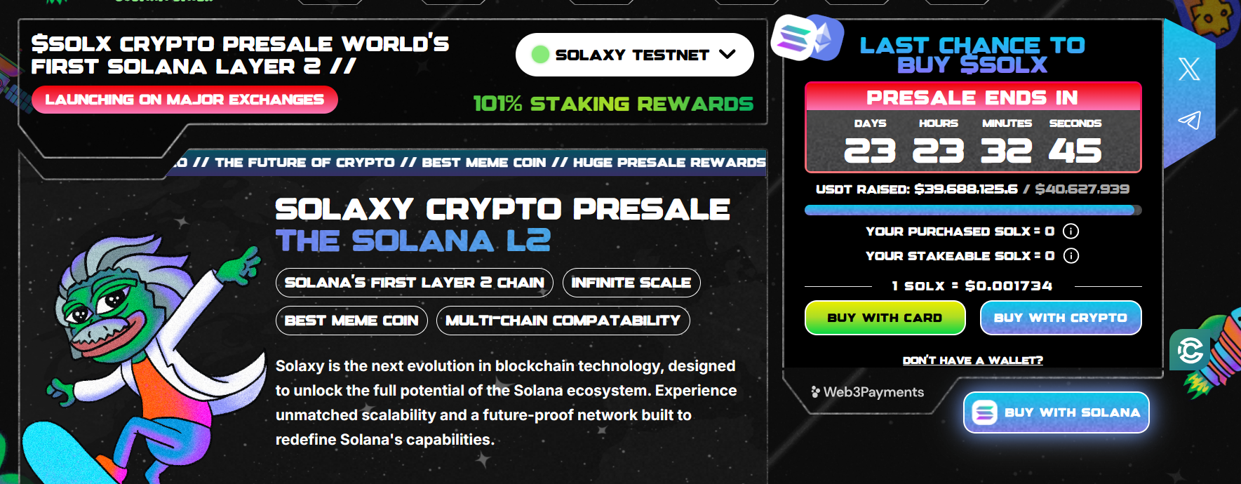 Solaxy token presale