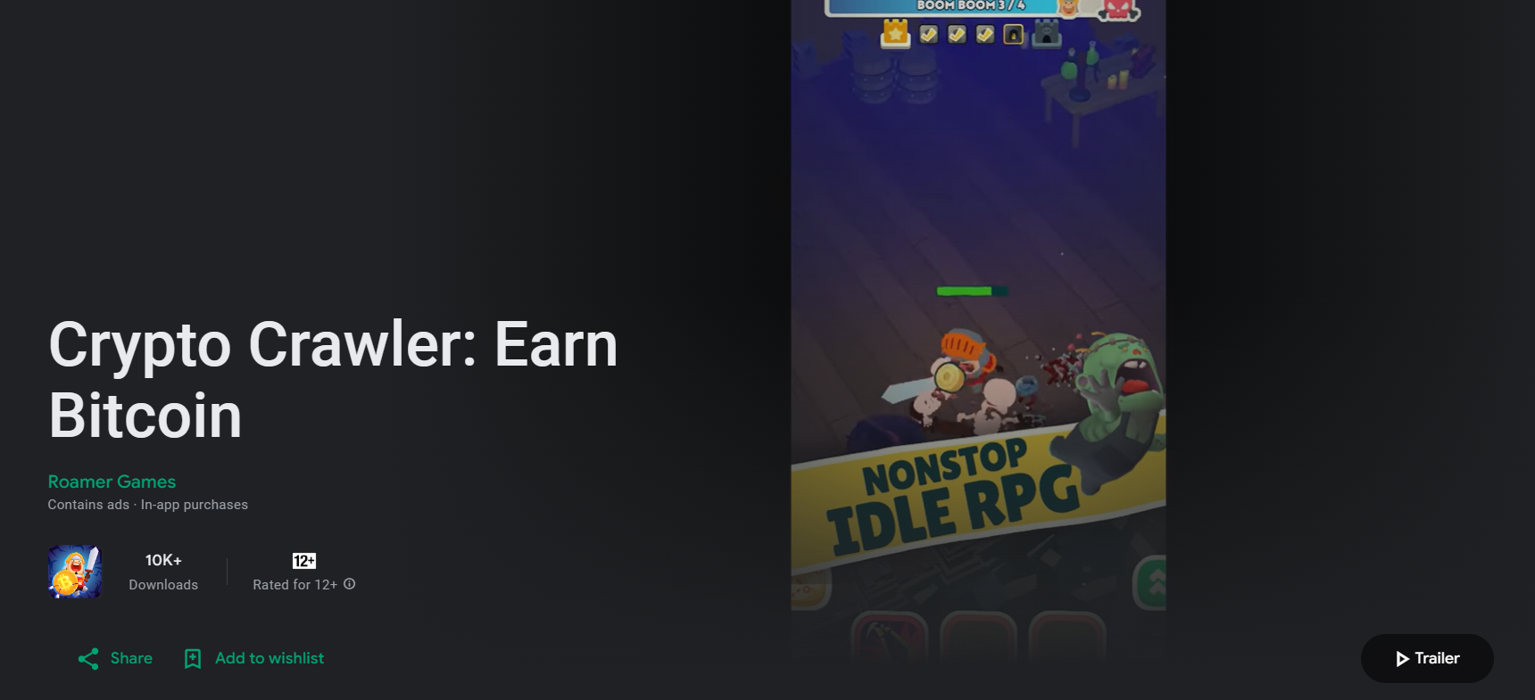 Crypto Crawler Game