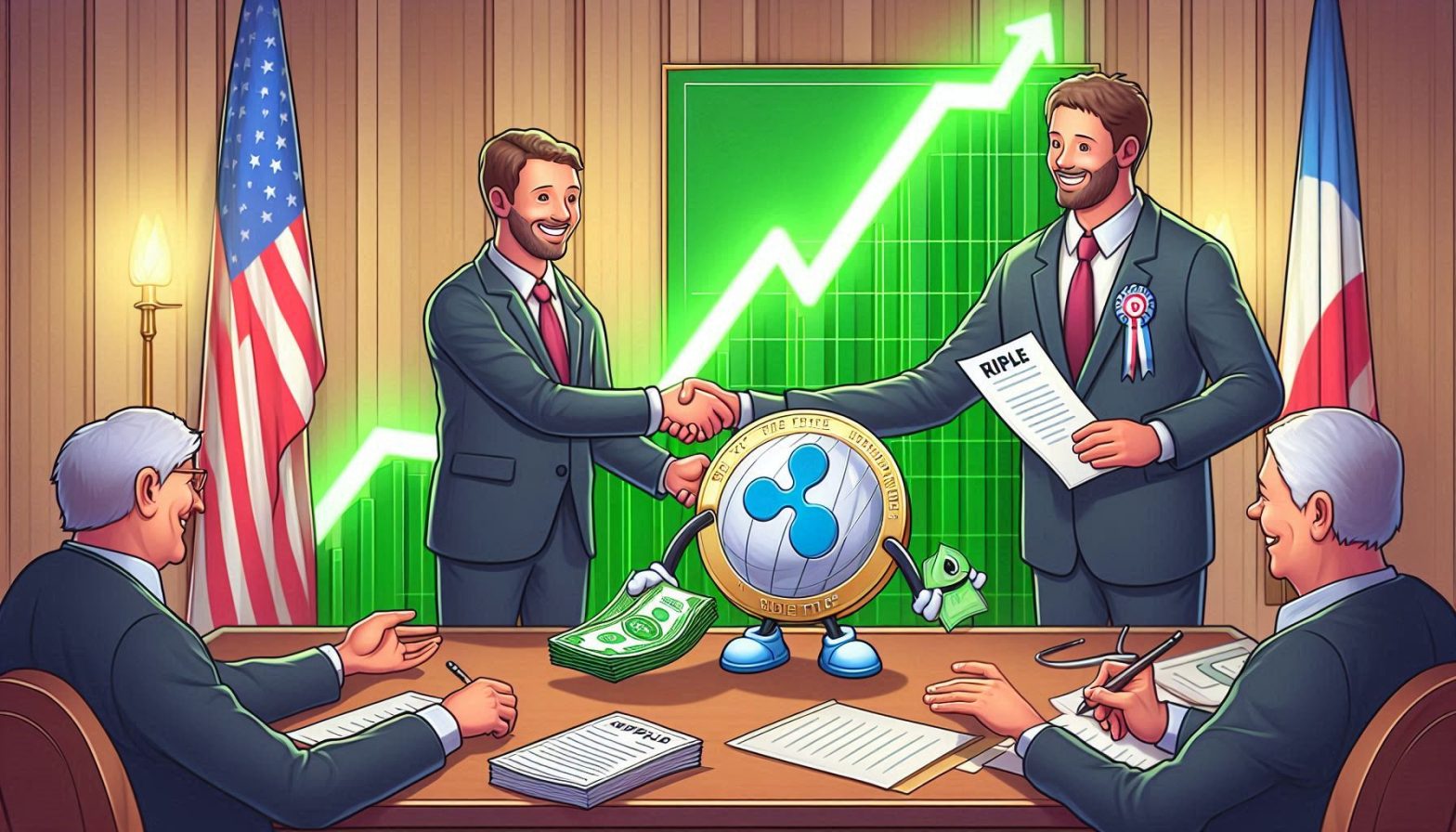 xrp rises on etf approval hopes