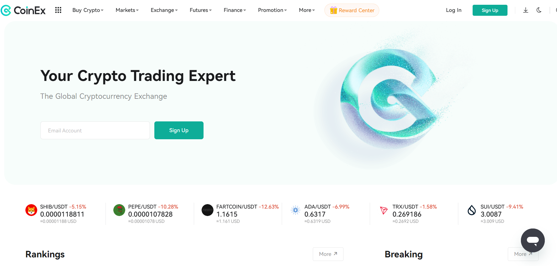 CoinEx exchange
