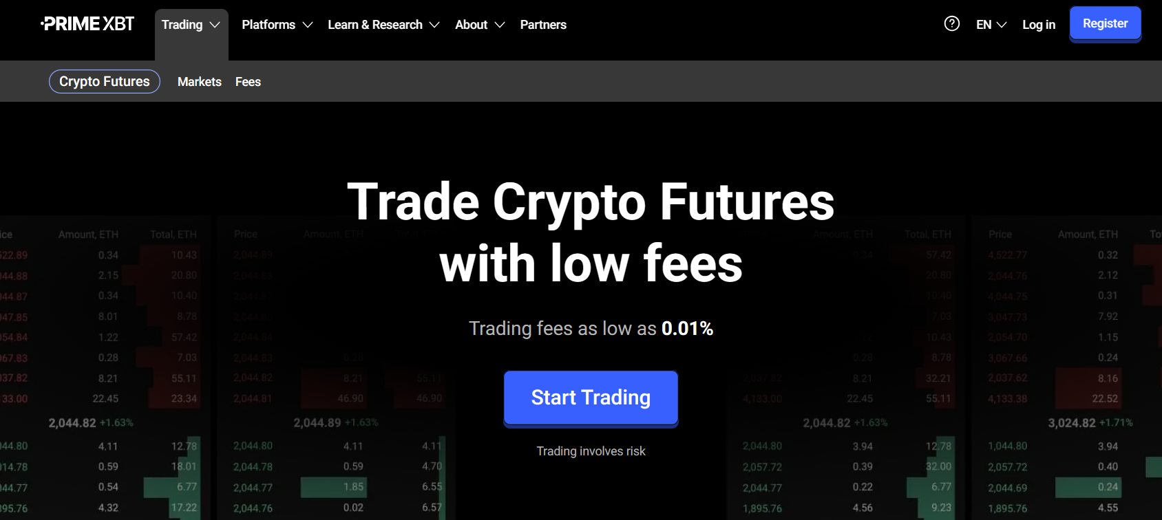 PrimeXBT exchange