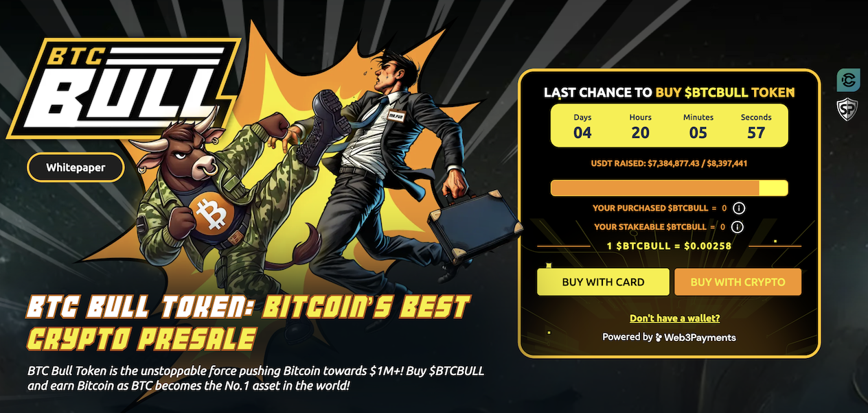 btc bull token website