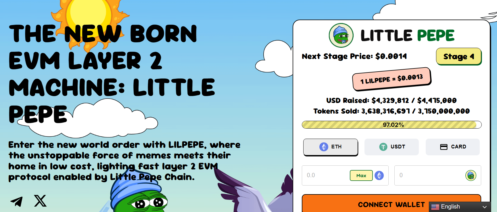 Little Pepe token presale