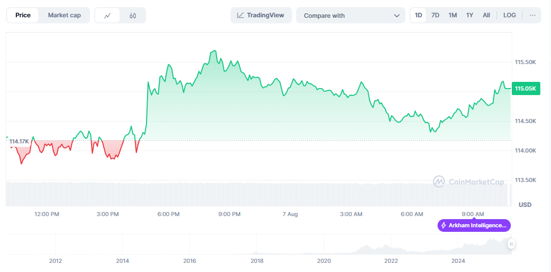Bitcoin Price Chart