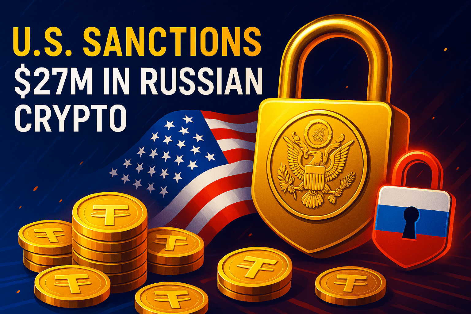 U.S. Freezes $27M in Russian Crypto Amid New Sanctions