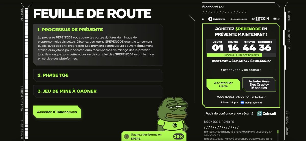 comment acheter pepenode