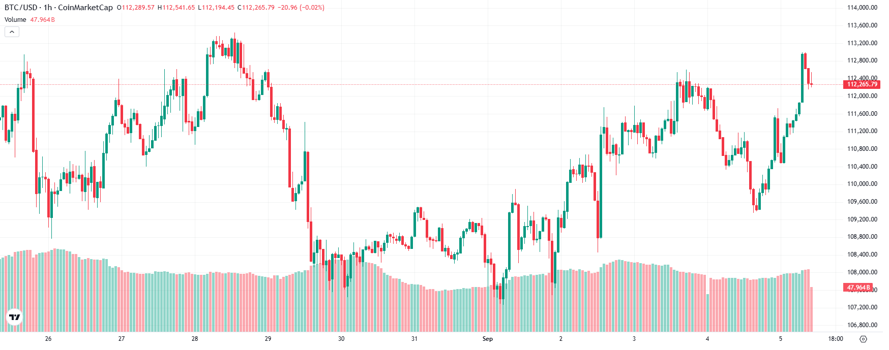 Bitcoin Price Chart