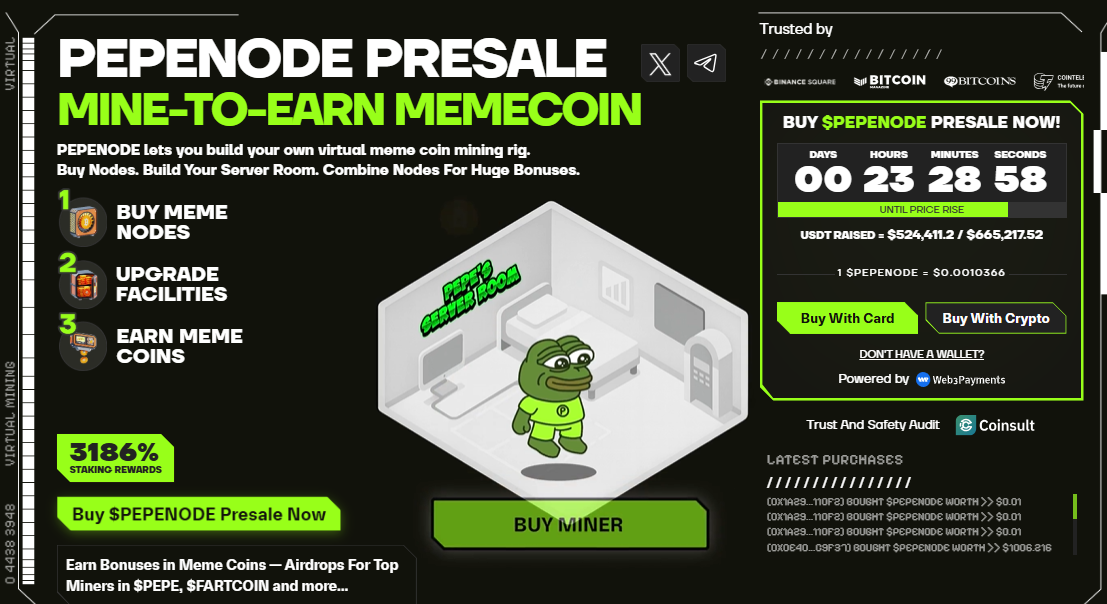 Pepenode Presale