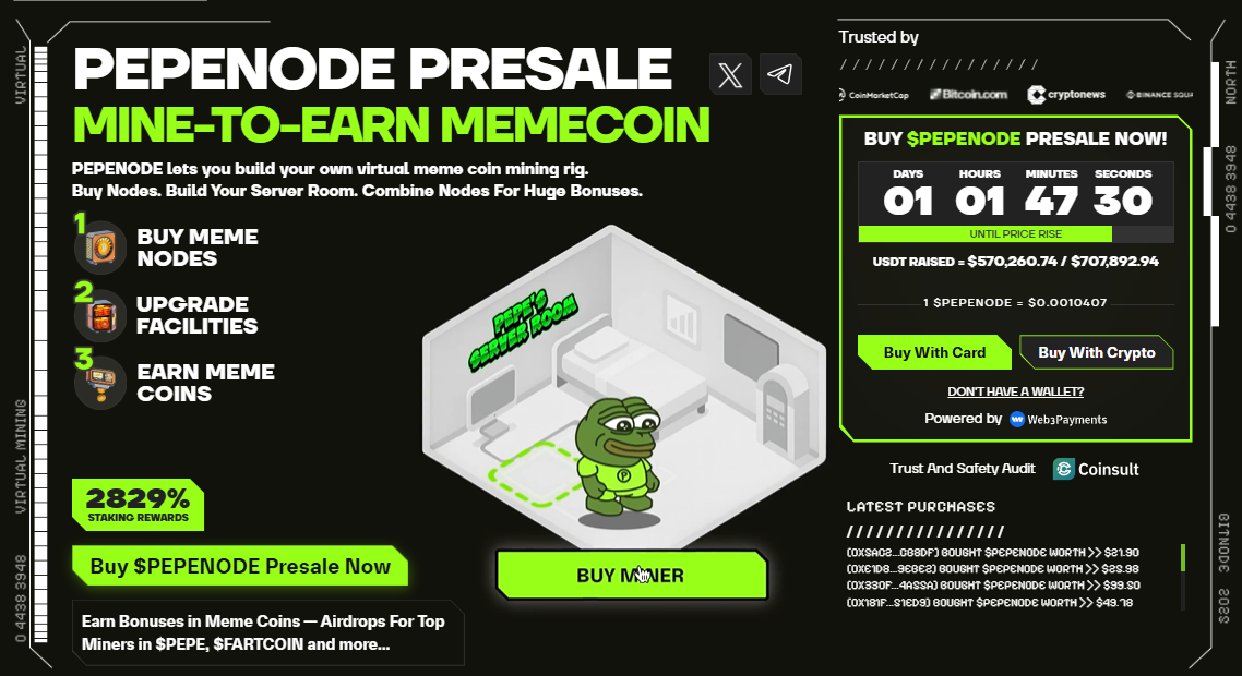 Pepenode Presale