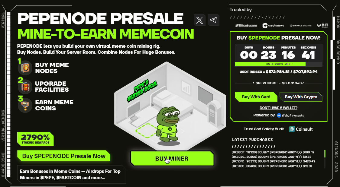 Pepenode Presale