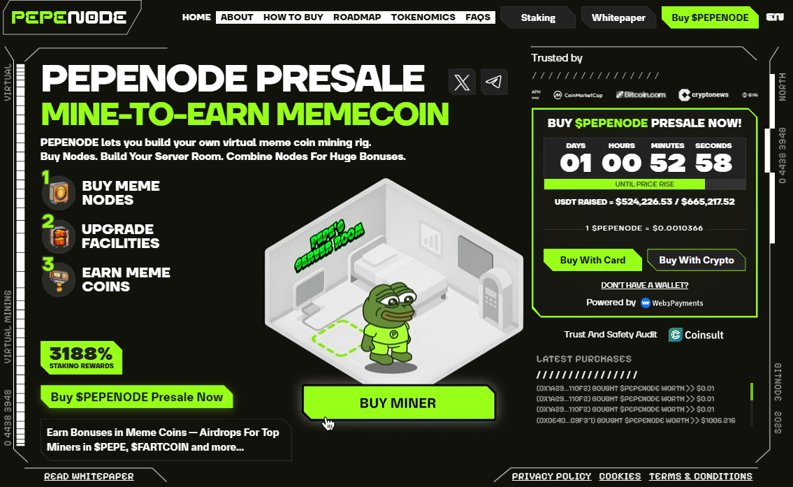 Pepenode Presale