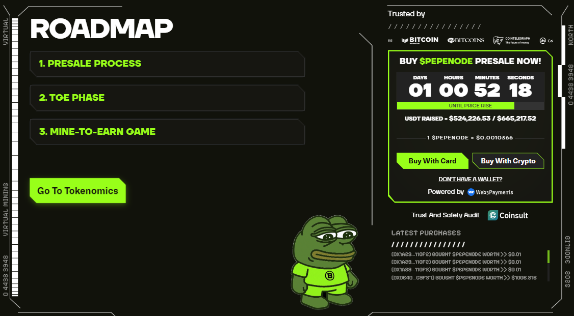 Pepenode Roadmap
