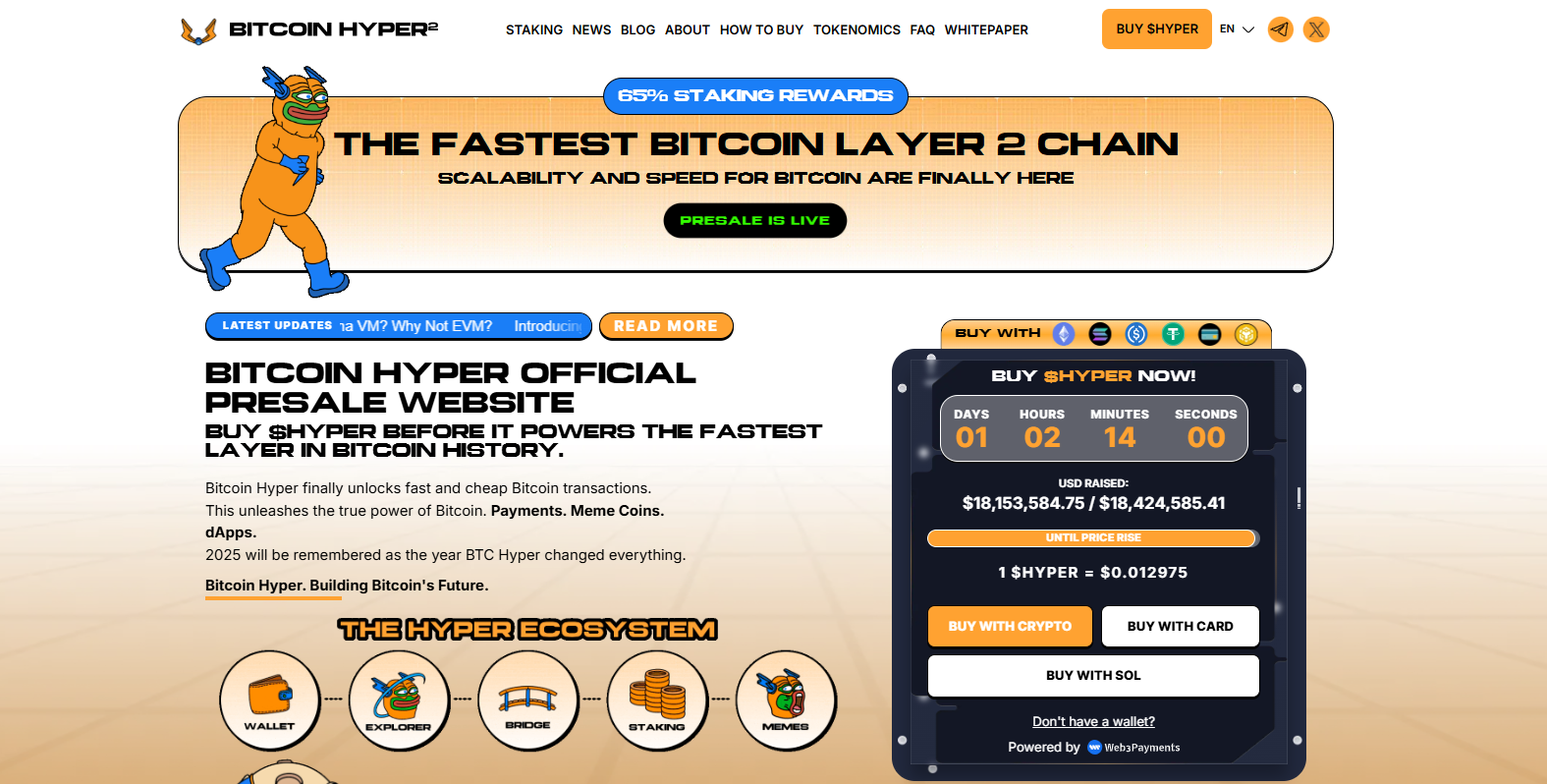 Bitcoin Hyper home
