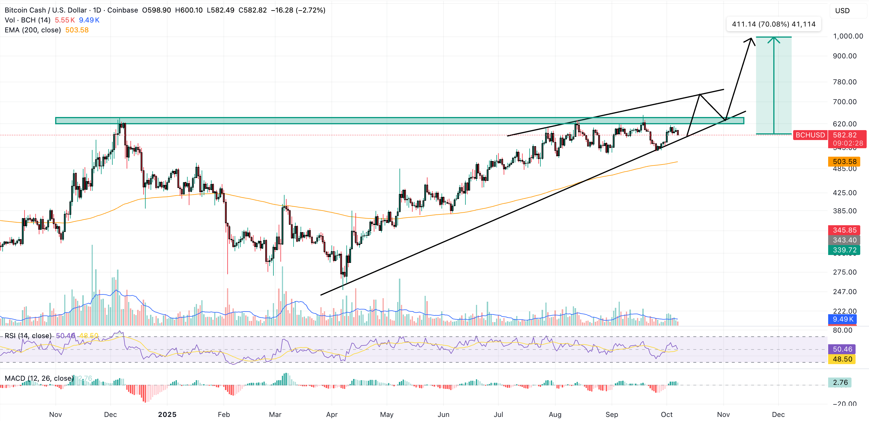 BCH Price Prediction: Is $1,000 Possible During This Cycle?