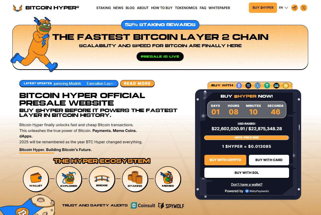 Bitcoin Hyper Homepage