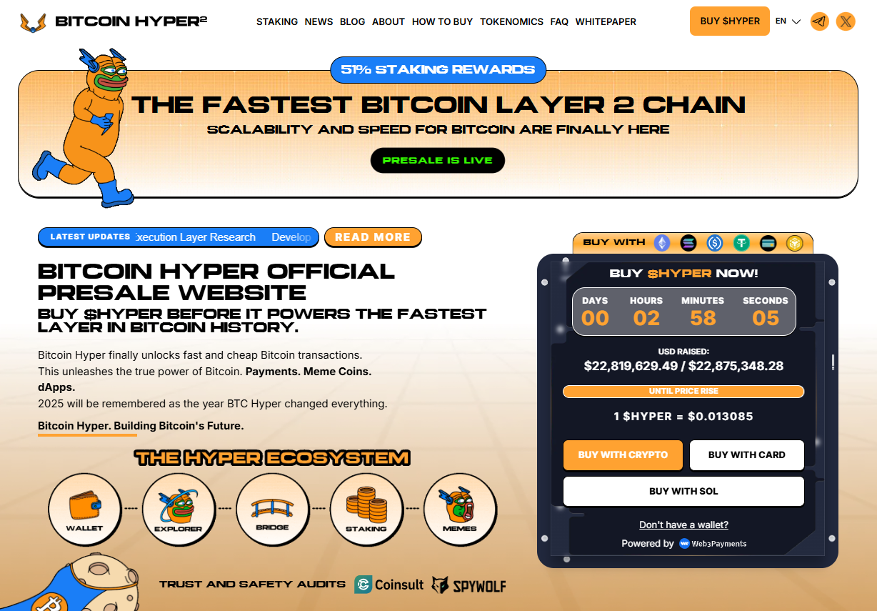 Best Crypto to Buy Now in October – Bitcoin Hyper
