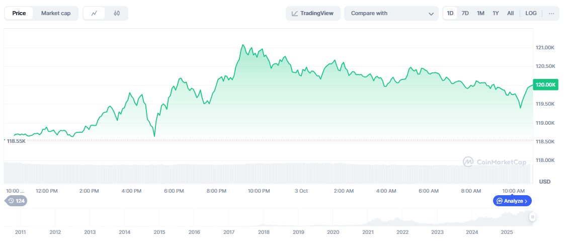 Bitcoin Price Chart