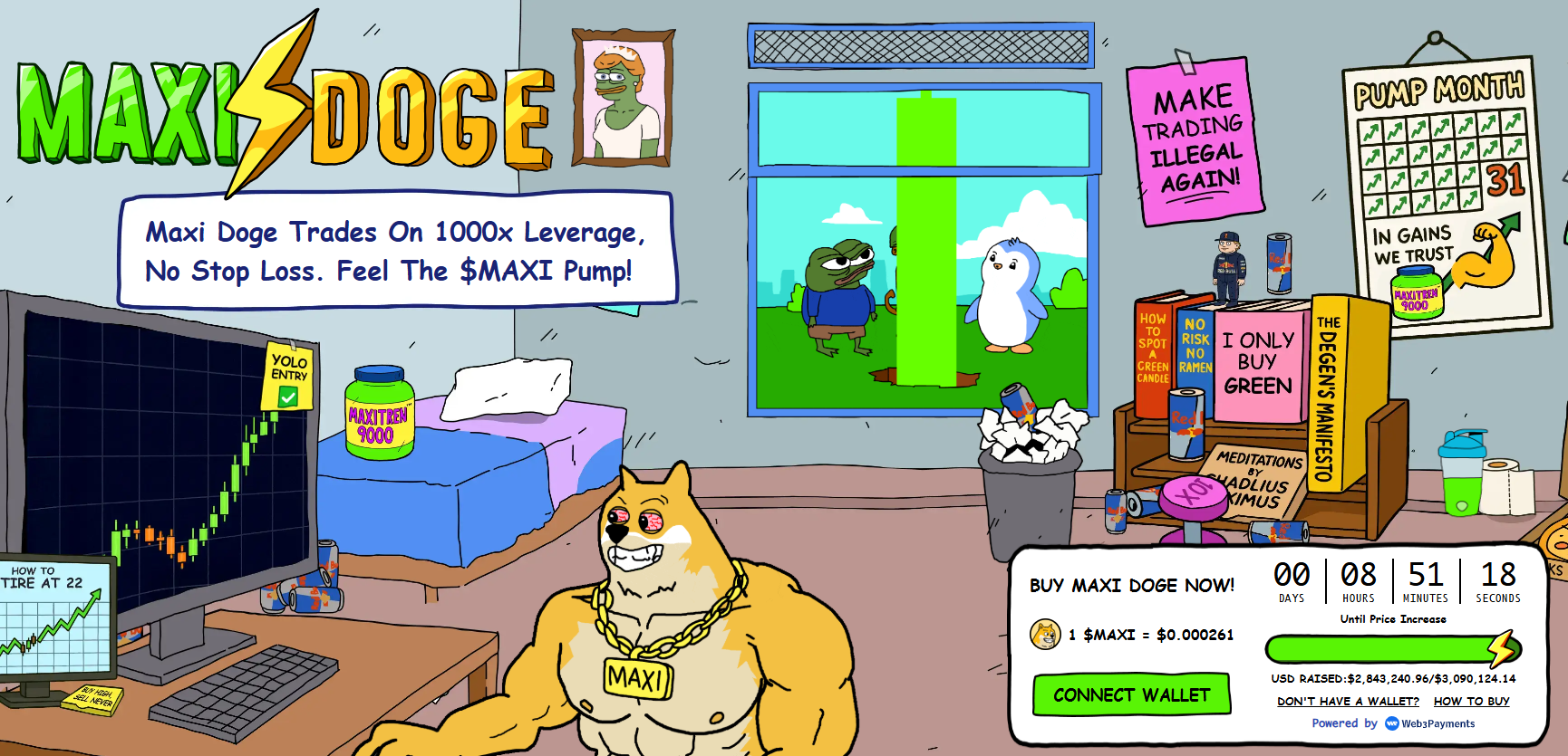 Maxi Doge Homepage