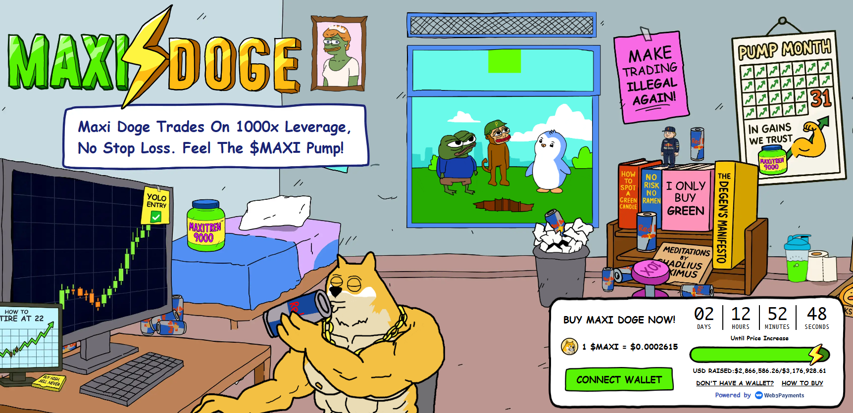 Maxi Doge Homepage