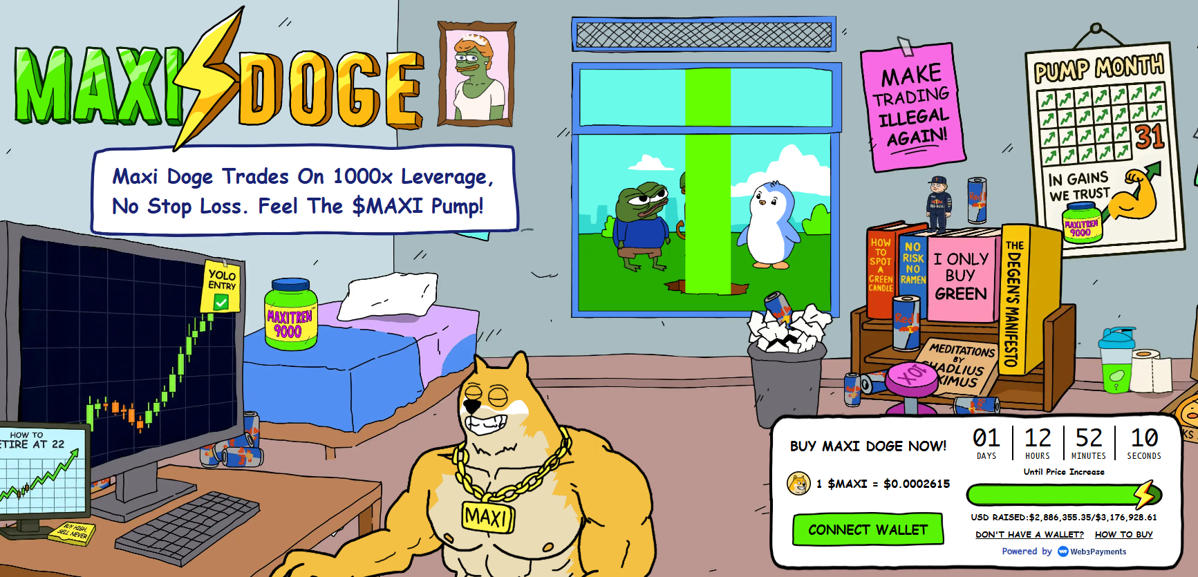 Maxi Doge Homepage