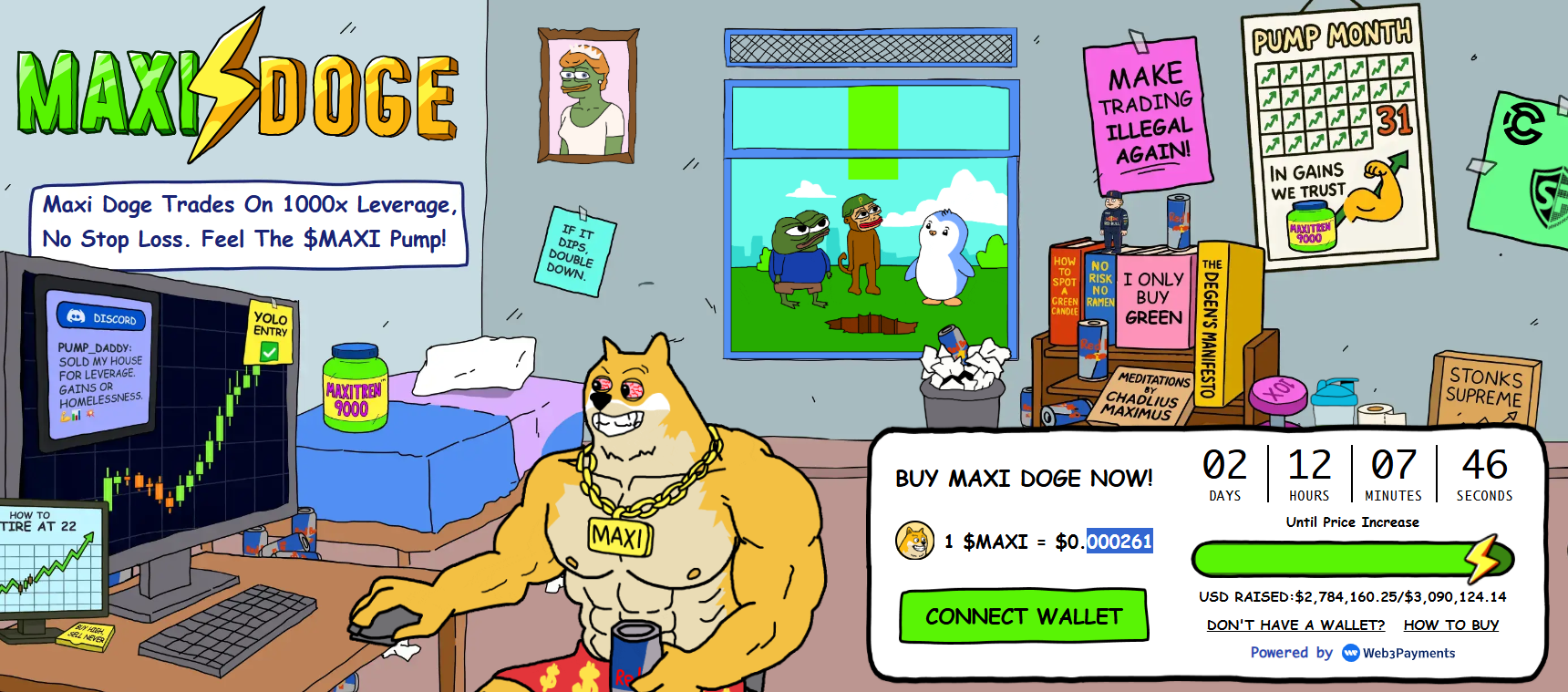 Maxi Doge Homepage